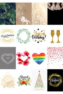 Small Folded Cards