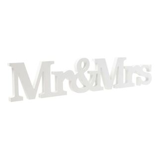 Wedding Mr & Mrs Table Word
